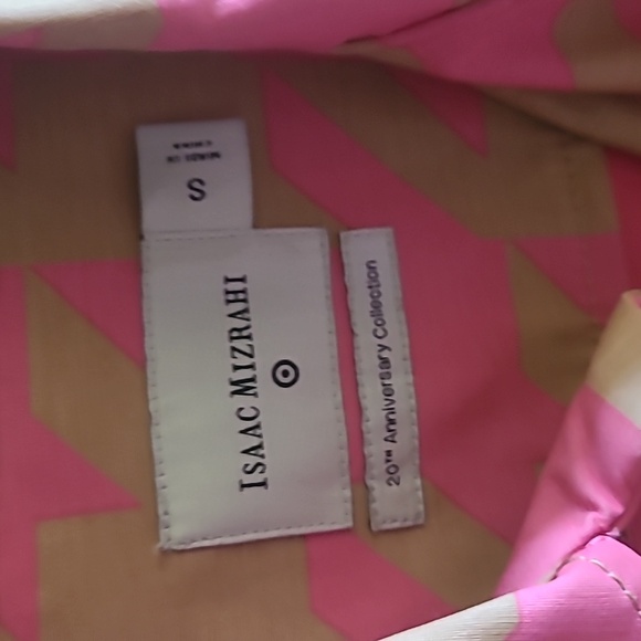 NWOT Isaac Mizrahi Pink Houndstooth Jacket Target 20th Anniversary Womens Sz S - Picture 6 of 8